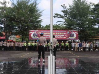 Polres Sampang Gelar Apel Siaga May Day 2026, Siagakan Personel hingga Tingkat Polse