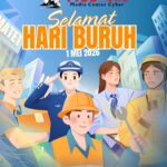 Kelurga Besar Media  MCCNEWS Sampaikan Ucapan Selamat Memperingati Hari Buruh Nasional   