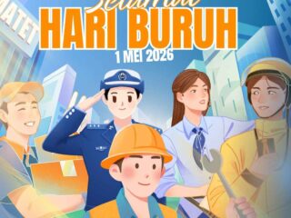 Kelurga Besar Media  MCCNEWS Sampaikan Ucapan Selamat Memperingati Hari Buruh Nasional   