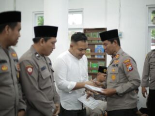 Polres Sampang Gelar Doa Bersama Lepas 5 Personel Calon Jamaah Haji Menuju Tanah Suci